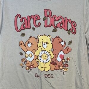 Care Bears Beige T-Shirt with Colorful Bears